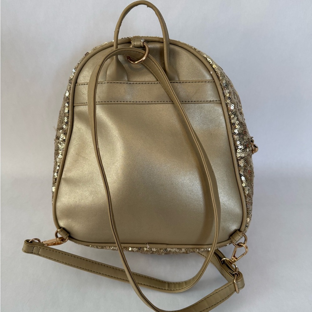 Disney Gold Sequin Backpack with Ears - Picture 4 of 6